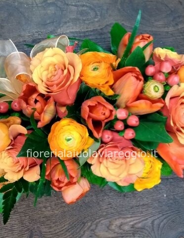 centrotavola arancio